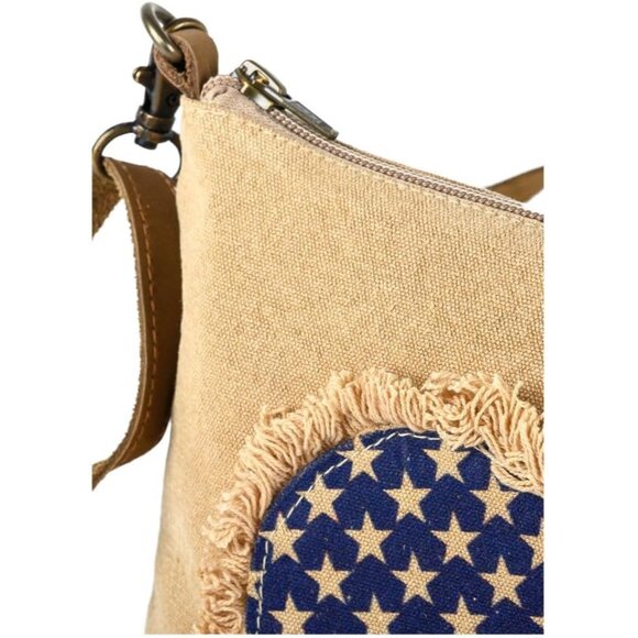 Wristlet Wallets Women Cotton Canvas Crossbody Sling Bags Handbags Gift - Picture 5 of 5